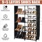 9-Tier Shoe Rack Shoe Shelf Organizer 24 Pairs Shoes Boots Storage Organizer